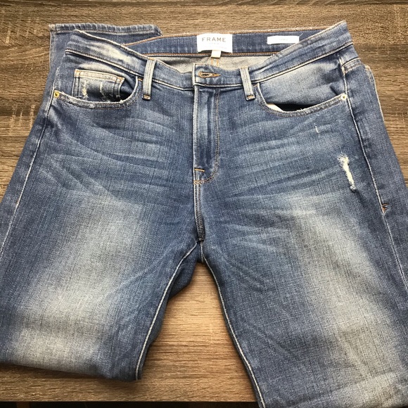 Frame jeans Le Boy cut with ankle zipper - Picture 4 of 15